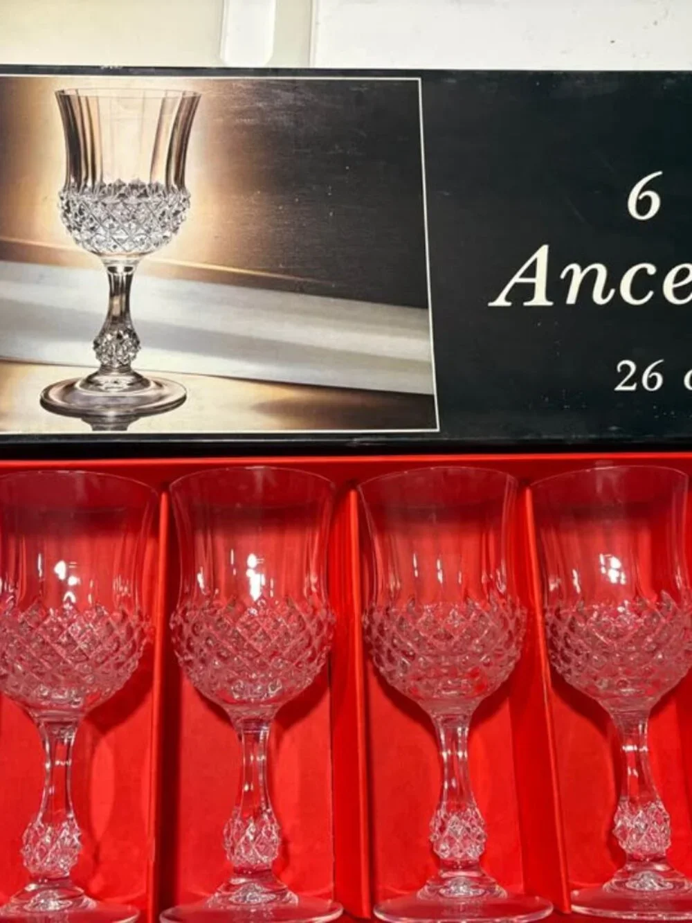 J. G. Durand Cristal D'Arques Ancenis 24% Lead Crystal Claret Wine Glass